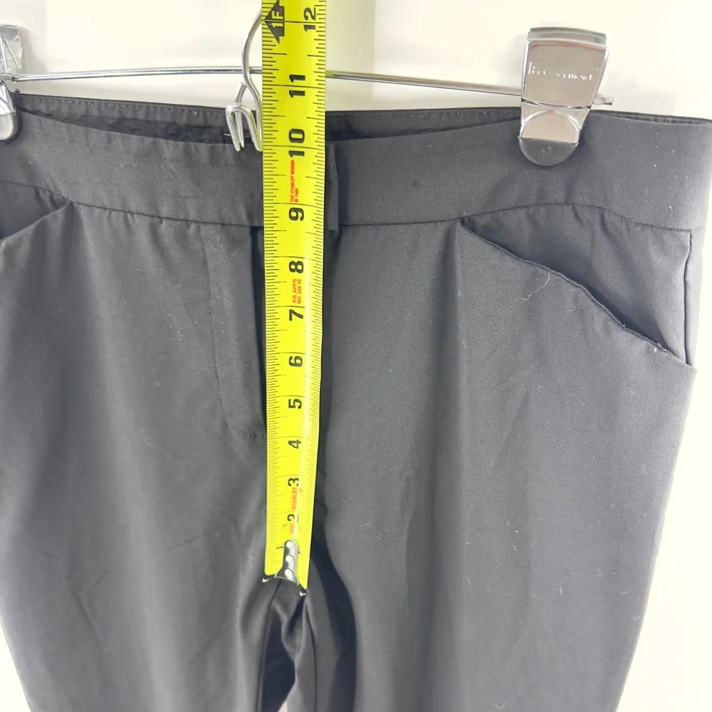 Lafayette 148 Wool Dress Pants Womens Sz 6 Classic Black Trousers Office Capsule